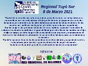 APDH -Regional Tuyu Sur: Adhesión al  Día Internacional de la Mujer