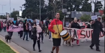 Marcha de empleados municipales por mejores salarios