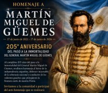 Sta. Teresita- HOMENAJE A MARTÍN MIGUEL DE GÜEMES 