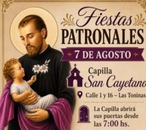 San Clemente - FIESTAS PATRONALES.  Procesión y misas  Capilla San Cayetano