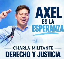 Charla Debate viernes  28 en Mar del Tuyú