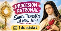 Santa Teresita celebra mañana jueves 1 de octubre su fiesta patronal con una procesión y una misa