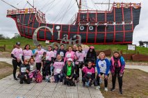 Octubre Rosa: Se realizó una nueva correcaminata en Santa Teresita
